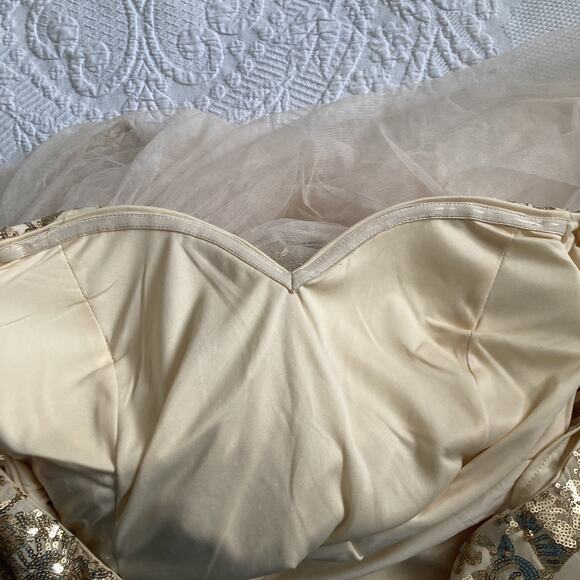 Faeriesty Sequin Tulle Prom Dress Formal Gown Evening Party size 22 - Picture 8 of 15